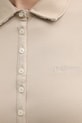 Barbour polo damskie bawełniane z elastanem LML0634 beżowy