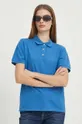 modrá Polo tričko United Colors of Benetton Dámsky