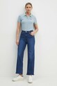 Levi's tricou polo 52599 verde SS25