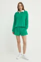 Tričko s dlhým rukávom Polo Ralph Lauren zelená