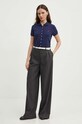 Поло Polo Ralph Lauren 211939272 тёмно-синий SS25