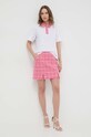 Karl Lagerfeld polo bawełniane 241W1707 biały SS24