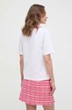 Odzież Karl Lagerfeld polo bawełniane 241W1707 biały