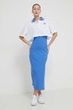 Kaotiko polo de bumbac AO020.01.M002 alb SS24