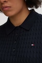 Bavlněné polo tričko Tommy Hilfiger WW0WW41878 námořnická modř