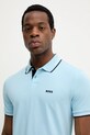 BOSS Green tricou polo albastru 50506193