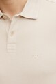 BOSS Green polo bawełniane 50507583 beżowy