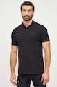 BOSS Green polo bawełniane 50507583 czarny SS25