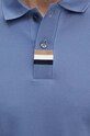 BOSS polo bawełniane niebieski 50505776