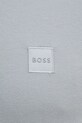 BOSS Orange polo tričko pánske bavlnené s elastanom Passenger 50507803 sivá