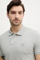 BOSS Orange tricou polo gri 50507803
