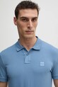 BOSS Orange tricou polo albastru 50507803