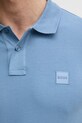 Поло BOSS Orange Passenger 50507803 блакитний