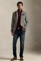 Odzież Polo Ralph Lauren longsleeve bawełniany 710680790 bordowy