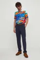 Βαμβακερό μπλουζάκι πόλο Polo Ralph Lauren πολύχρωμο