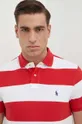 crvena Pamučna polo majica Polo Ralph Lauren