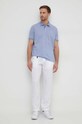 Paul&Shark polo bawełniane 24411236 biały SS24