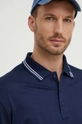 blu navy Paul&Shark polo in cotone