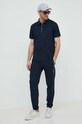 Paul&Shark polo bawełniane 24411322 granatowy SS24