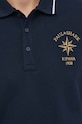 Paul&Shark polo bawełniane 24411350 granatowy