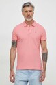 Tommy Jeans polo bawełniane bawełna różowy DM0DM18312