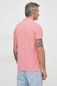 Tommy Jeans polo bawełniane DM0DM18312 różowy AW24