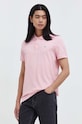 Tommy Jeans polo de bumbac regular roz DM0DM18312