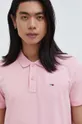 rosa Tommy Jeans polo in cotone