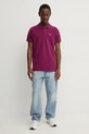 Tommy Jeans polo de bumbac DM0DM18312 violet AW24