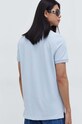 Odzież Tommy Jeans polo bawełniane DM0DM18312 niebieski