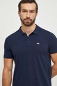 Tommy Jeans polo de bumbac regular bleumarin DM0DM18312