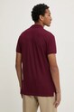 Odzież Tommy Jeans polo bawełniane DM0DM18312 bordowy