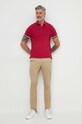 Tommy Hilfiger tricou polo MW0MW33585 burgundia SS24
