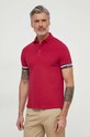 Tommy Hilfiger tricou polo burgundia MW0MW33585