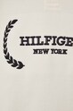 Бавовняне поло Tommy Hilfiger MW0MW33588 бежевий