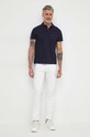 Tommy Hilfiger pamut póló MW0MW33591 sötétkék SS24