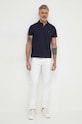Tommy Hilfiger pamut póló MW0MW33591 sötétkék SS24