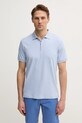 Bavlnené polo tričko Calvin Klein modrá K10K112754
