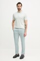 Бавовняне поло Calvin Klein K10K112754 зелений SS25