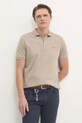 Бавовняне поло Calvin Klein бавовна бежевий K10K112754