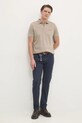 Бавовняне поло Calvin Klein K10K112754 бежевий SS25