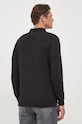 Дрехи Памучна блуза с дълги ръкави Calvin Klein Jeans J30J324961 черен