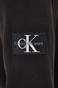 Памучна блуза с дълги ръкави Calvin Klein Jeans J30J324961 черен