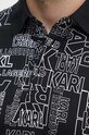 Karl Lagerfeld pamut póló 541224.745082 fekete