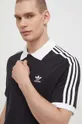 Bavlnené polo tričko adidas Originals Adicolor Classics 3-Stripes čierna