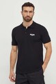 Пляжное поло из хлопка Moschino Underwear хлопок чёрный 1602.9309