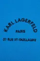 μπλε Βαμβακερό πόλο παραλίας Karl Lagerfeld
