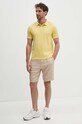 Бавовняне поло Pepe Jeans NEW OLIVER GD PM542099 жовтий SS25