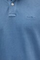 Pepe Jeans polo bawełniane NEW OLIVER GD PM542099 niebieski