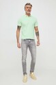 Бавовняне поло Pepe Jeans NEW OLIVER GD PM542099 зелений SS25